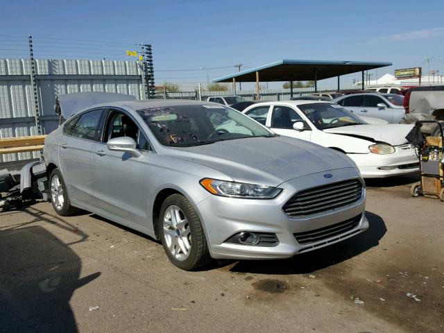 3FA6P0HR0DR255378 - 2013 FORD FUSION SE SILVER photo 1