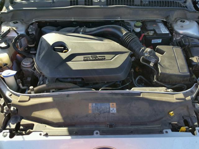 3FA6P0HR0DR255378 - 2013 FORD FUSION SE SILVER photo 7