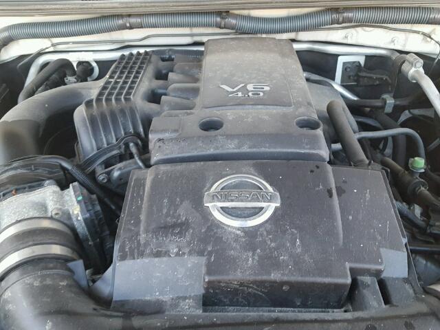 1N6AD06W79C422036 - 2009 NISSAN FRONTIER K WHITE photo 7