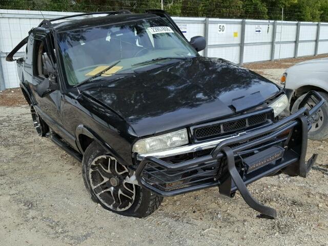 1GNCS18X74K167231 - 2004 CHEVROLET BLAZER BLACK photo 1