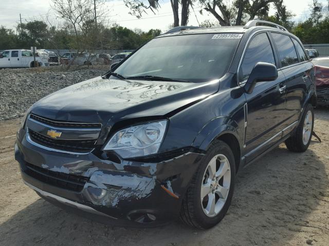 3GNAL3EK4ES674120 - 2014 CHEVROLET CAPTIVA LT BLUE photo 2