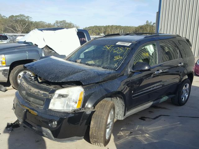 2CNDL23F186027968 - 2008 CHEVROLET EQUINOX LS BLACK photo 2