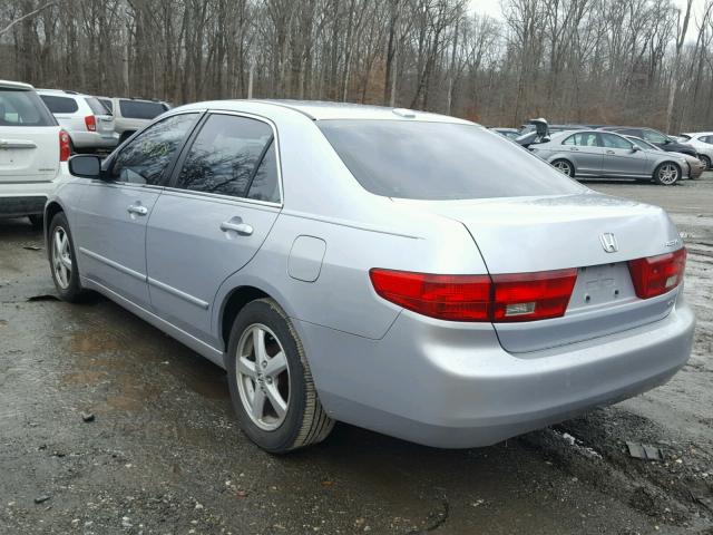 1HGCM55815A180699 - 2005 HONDA ACCORD EX SILVER photo 3