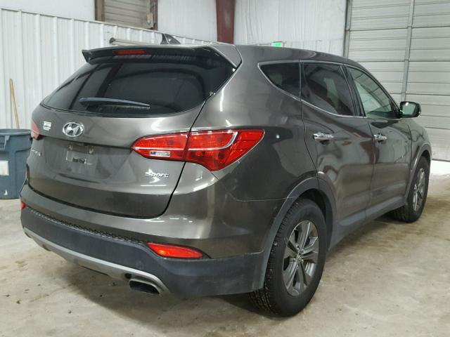 5XYZT3LB7DG094133 - 2013 HYUNDAI SANTA FE S BROWN photo 4