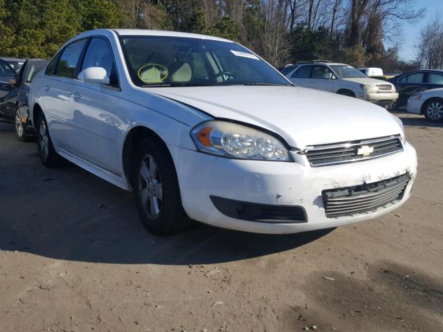 2G1WB5EN7A1239016 - 2010 CHEVROLET IMPALA LT WHITE photo 1