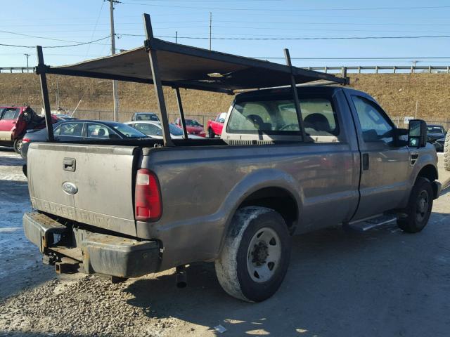 1FTNF20519EA49297 - 2009 FORD F250 SUPER GRAY photo 4