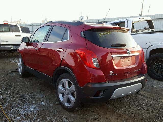 KL4CJCSB5FB054296 - 2015 BUICK ENCORE RED photo 3