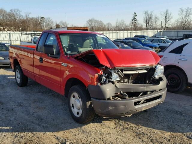 1FTRF12208KD81360 - 2008 FORD F150 RED photo 1