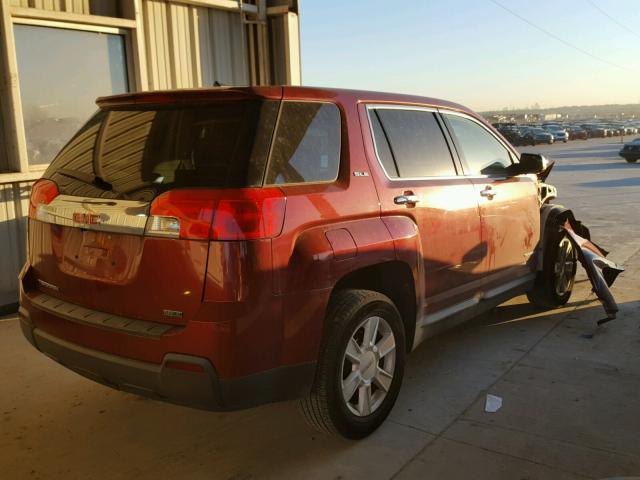 2GKALMEK9C6244520 - 2012 GMC TERRAIN SL BURGUNDY photo 4