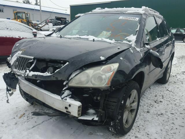 2T2HA31U46C097555 - 2006 LEXUS RX 330 BLACK photo 2