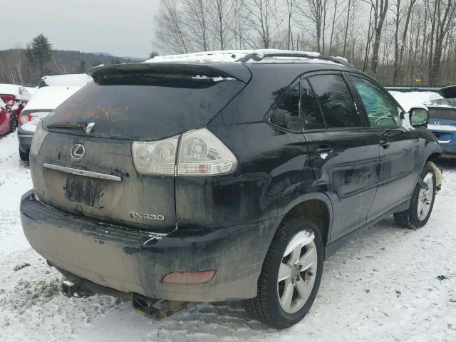 2T2HA31U46C097555 - 2006 LEXUS RX 330 BLACK photo 4