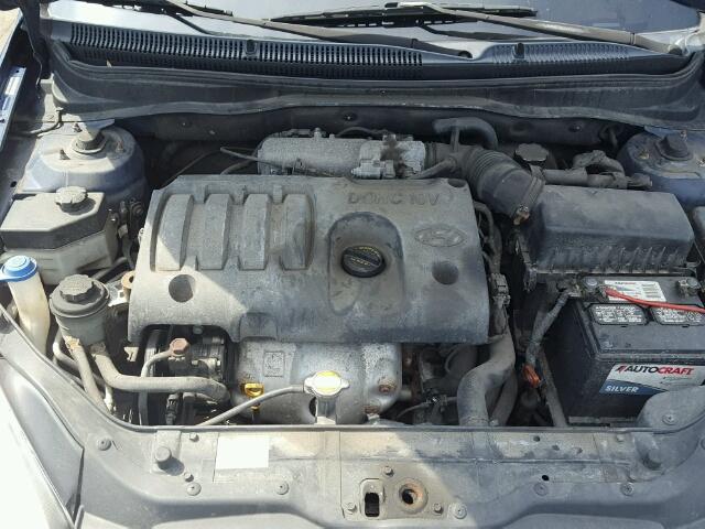 KMHCN46C89U341168 - 2009 HYUNDAI ACCENT GLS BLUE photo 7