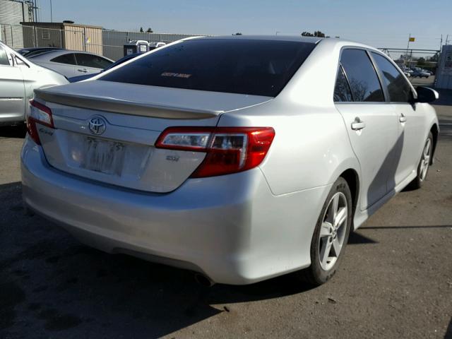 4T1BF1FK4CU057994 - 2012 TOYOTA CAMRY BASE SILVER photo 4