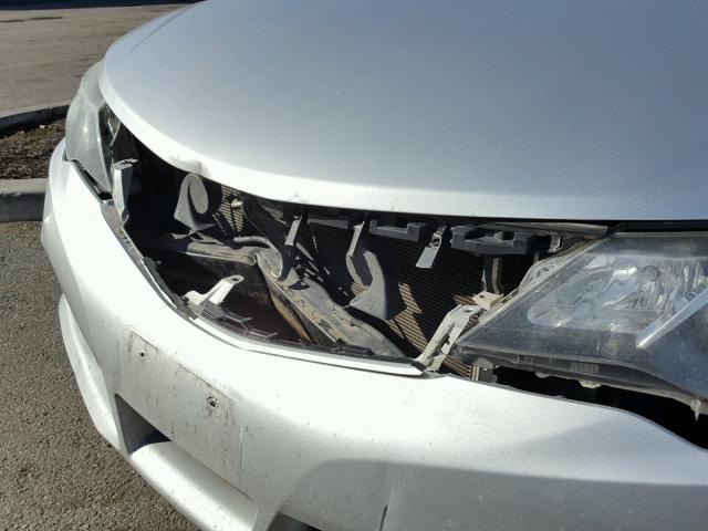 4T1BF1FK4CU057994 - 2012 TOYOTA CAMRY BASE SILVER photo 9