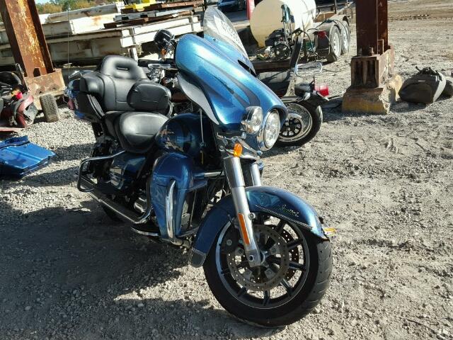 1HD1KEL18EB679929 - 2014 HARLEY-DAVIDSON FLHTK ELEC 蓝色 照片 1