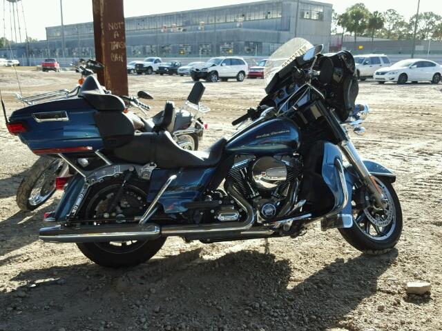 1HD1KEL18EB679929 - 2014 HARLEY-DAVIDSON FLHTK ELEC 蓝色 照片 10