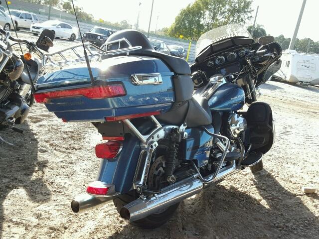 1HD1KEL18EB679929 - 2014 HARLEY-DAVIDSON FLHTK ELEC 蓝色 照片 4