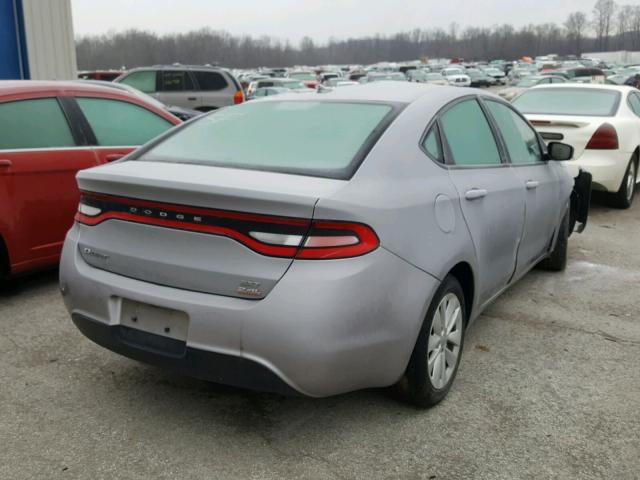 1C3CDFBB7ED692779 - 2014 DODGE DART SXT GRAY photo 4