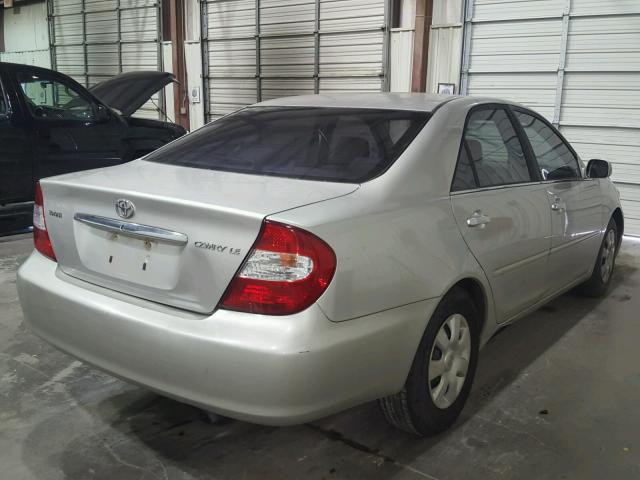 4T1BE32K24U814235 - 2004 TOYOTA CAMRY LE SILVER photo 4