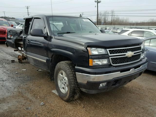 1GCEK19B16Z249700 - 2006 CHEVROLET SILVERADO BLACK photo 1