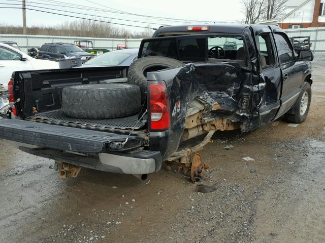 1GCEK19B16Z249700 - 2006 CHEVROLET SILVERADO BLACK photo 4