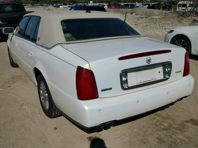 1G6KE57Y24U180795 - 2004 CADILLAC DEVILLE DH WHITE photo 3