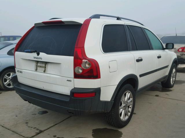 YV4CZ592761279032 - 2006 VOLVO XC90 WHITE photo 4