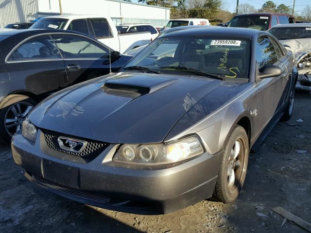 1FAFP40444F105374 - 2004 FORD MUSTANG GRAY photo 2