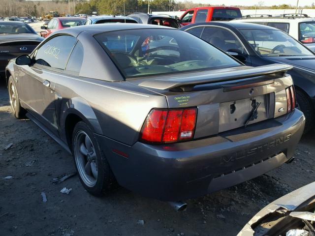 1FAFP40444F105374 - 2004 FORD MUSTANG GRAY photo 3