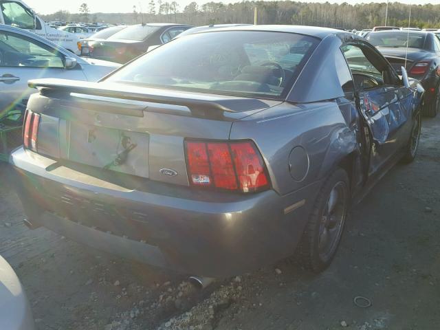 1FAFP40444F105374 - 2004 FORD MUSTANG GRAY photo 4