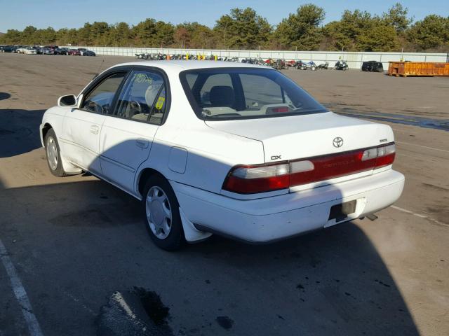 2T1BB02E6VC205296 - 1997 TOYOTA COROLLA DX WHITE photo 3