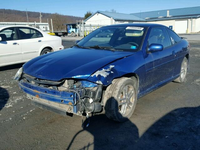 3G1JH12F04S163985 - 2004 CHEVROLET CAVALIER L BLUE photo 2