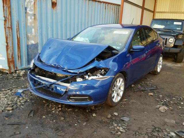 1C3CDFBA2DD175251 - 2013 DODGE DART SXT BLUE photo 2