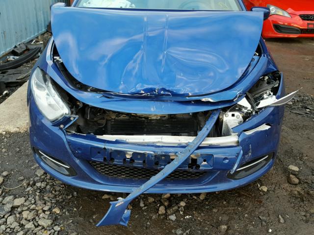 1C3CDFBA2DD175251 - 2013 DODGE DART SXT BLUE photo 7