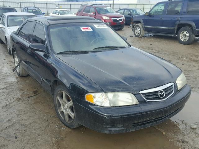 1YVGF22D315243499 - 2001 MAZDA 626 ES BLACK photo 1