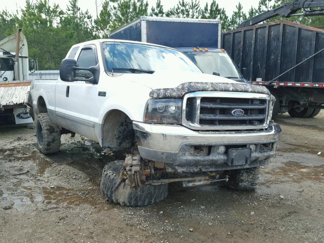 1FTNX21L02EC66324 - 2002 FORD F250 SUPER WHITE photo 1