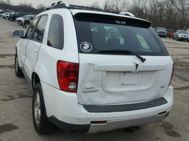 2CKDL73F476054509 - 2007 PONTIAC TORRENT WHITE photo 3