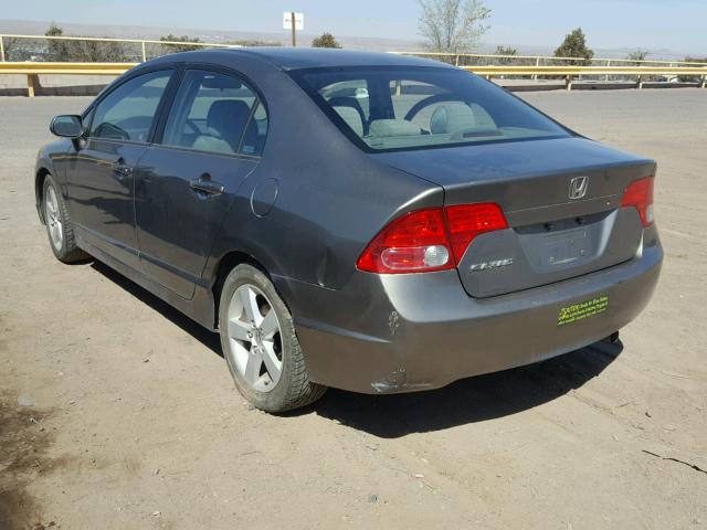 1HGFA15856L137407 - 2006 HONDA CIVIC EX GRAY photo 3