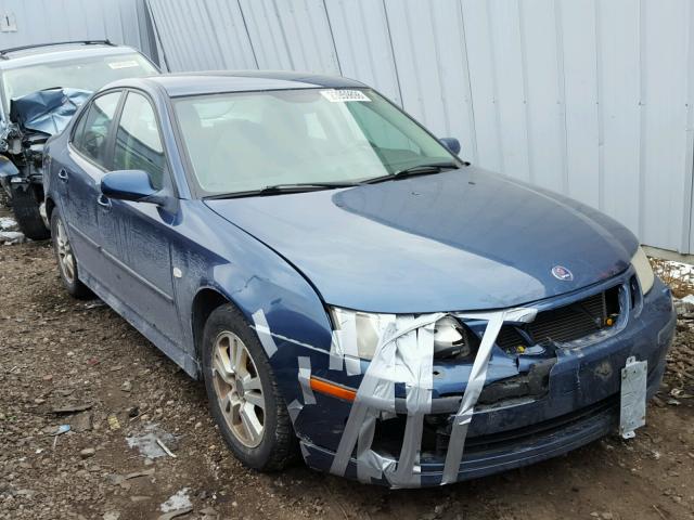 YS3FD49YX61019567 - 2006 SAAB 9-3 BASE BLUE photo 1