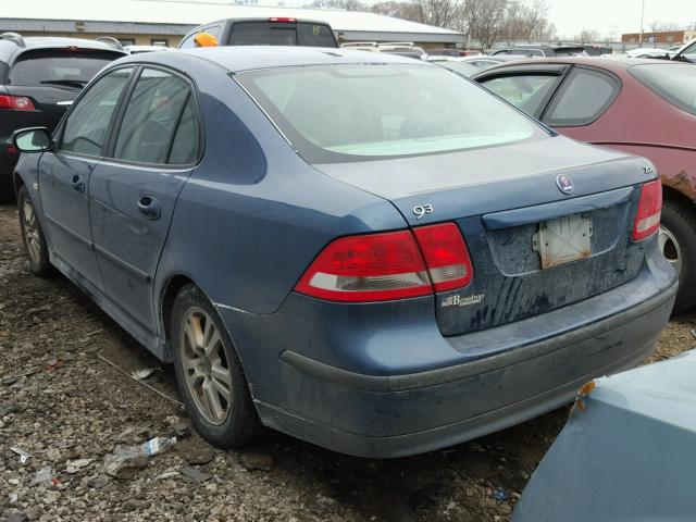 YS3FD49YX61019567 - 2006 SAAB 9-3 BASE BLUE photo 3