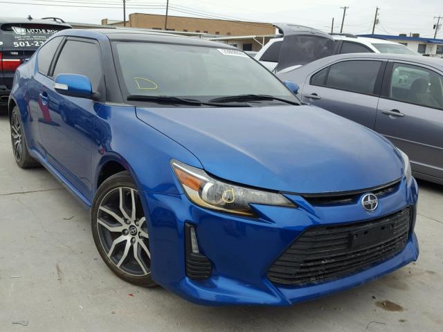 JTKJF5C74F3091427 - 2015 TOYOTA SCION TC BLUE photo 1