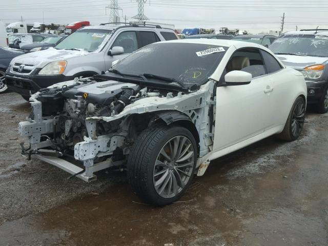 JN1CV6FE7BM953873 - 2011 INFINITI G37 BASE WHITE photo 2