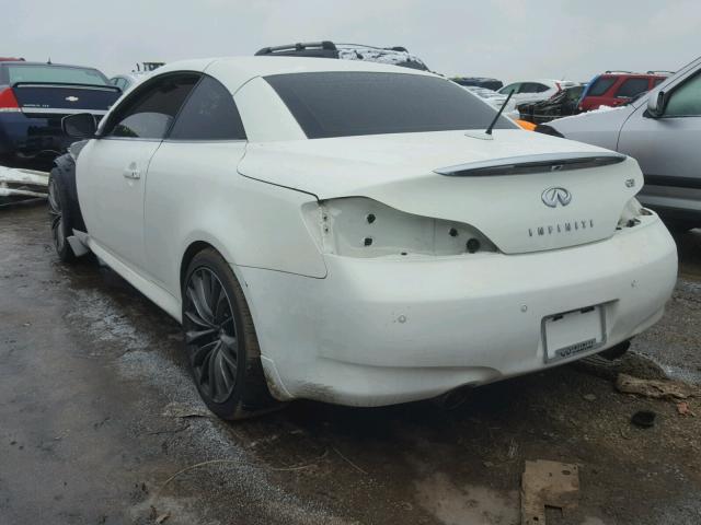 JN1CV6FE7BM953873 - 2011 INFINITI G37 BASE WHITE photo 3