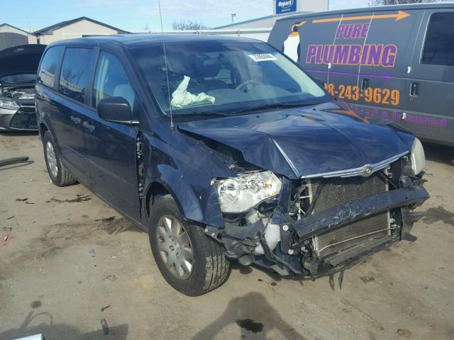 2A8HR44H38R769022 - 2008 CHRYSLER TOWN & COU BLUE photo 1