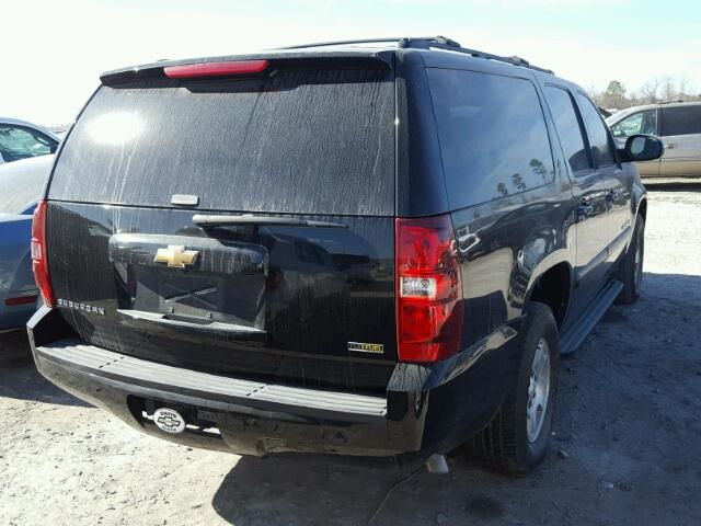 1GNFC16068R134055 - 2008 CHEVROLET SUBURBAN C BLACK photo 4