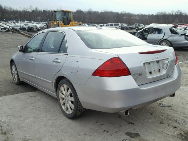 1HGCM66566A009801 - 2006 HONDA ACCORD EX SILVER photo 3