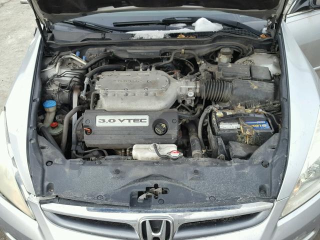 1HGCM66566A009801 - 2006 HONDA ACCORD EX SILVER photo 7