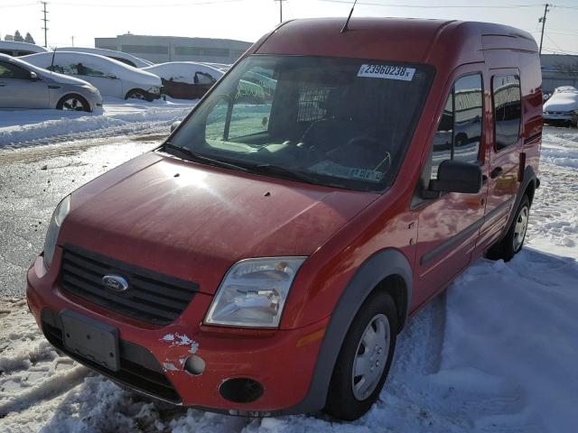 NM0LS7DN0BT050188 - 2011 FORD TRANSIT CO RED photo 2