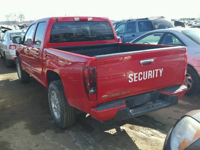 1GCDT13E398145862 - 2009 CHEVROLET COLORADO RED photo 3