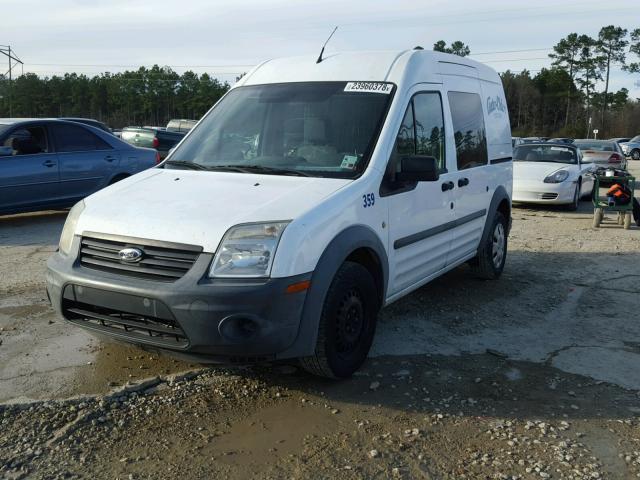 NM0LS6AN7BT045584 - 2011 FORD TRANSIT CO WHITE photo 2